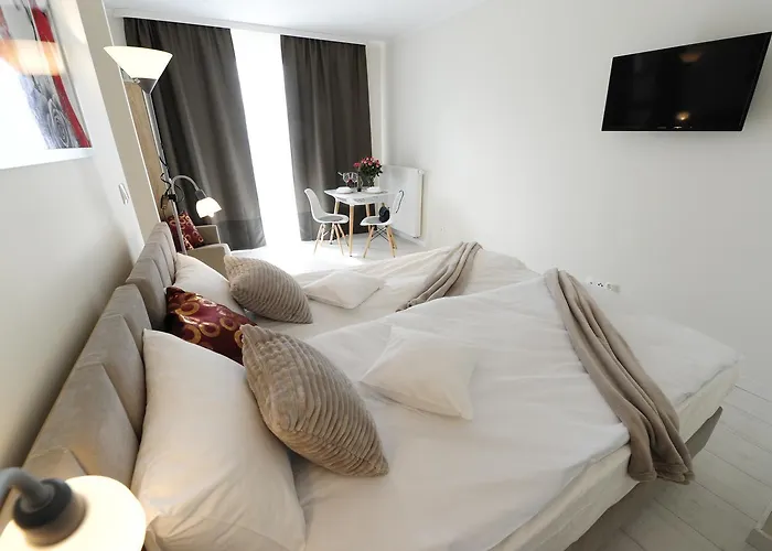 Daire Romantic Sky Apartment- 15th Floor Krakow